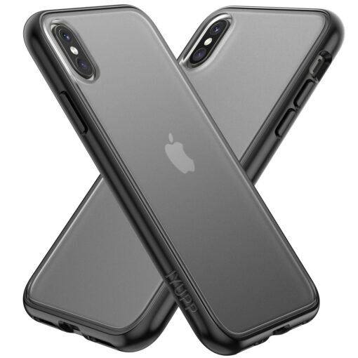 IYUPP iPhone X / XS Hoesje Bumper Zwart