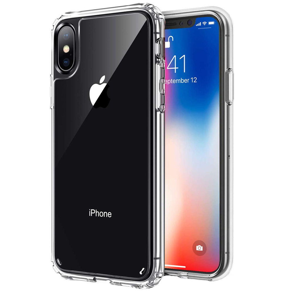 iPhone X / XS Hoesje Transparant Shockproof Cover IYUPP