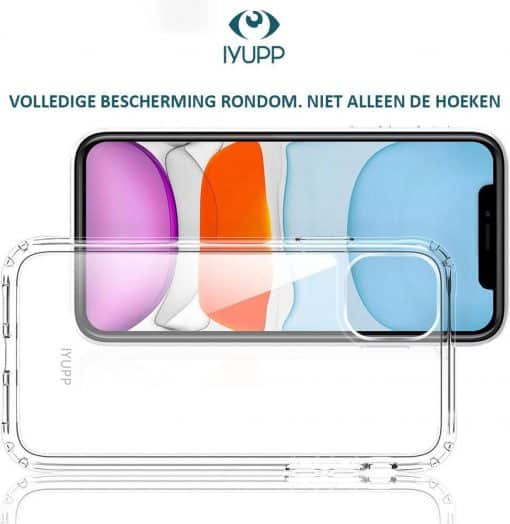 IYUPP iPhone 13 Hoesje Transparant - Afbeelding 2