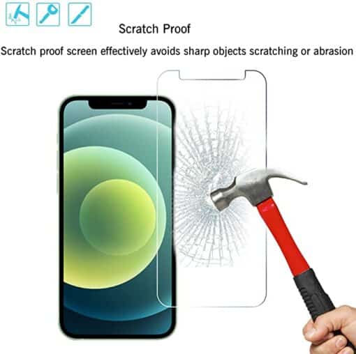 IYUPP iPhone 11 Screenprotector Glas Set 3 stuks - Afbeelding 3