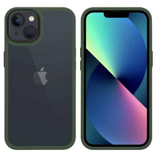 IYUPP iPhone 11 Hoesje Bumper Groen x Transparant - Afbeelding 2