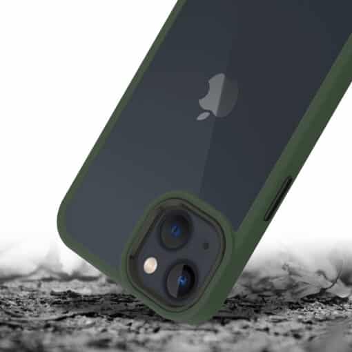 IYUPP iPhone 11 Hoesje Bumper Groen x Transparant - Afbeelding 4