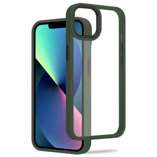 IYUPP iPhone 11 Hoesje Bumper Groen x Transparant - Afbeelding 6