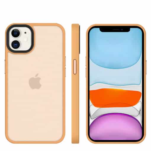 IYUPP iPhone 11 Hoesje Oranje - Afbeelding 2