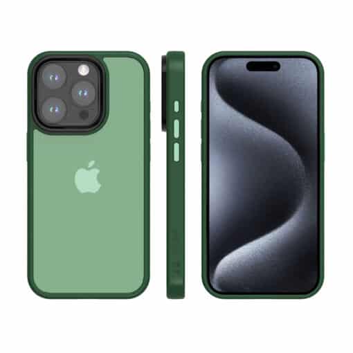 IYUPP iPhone 15 Pro Hoesje Groen - Afbeelding 2