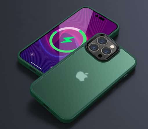 IYUPP iPhone 15 Hoesje Groen - Afbeelding 4